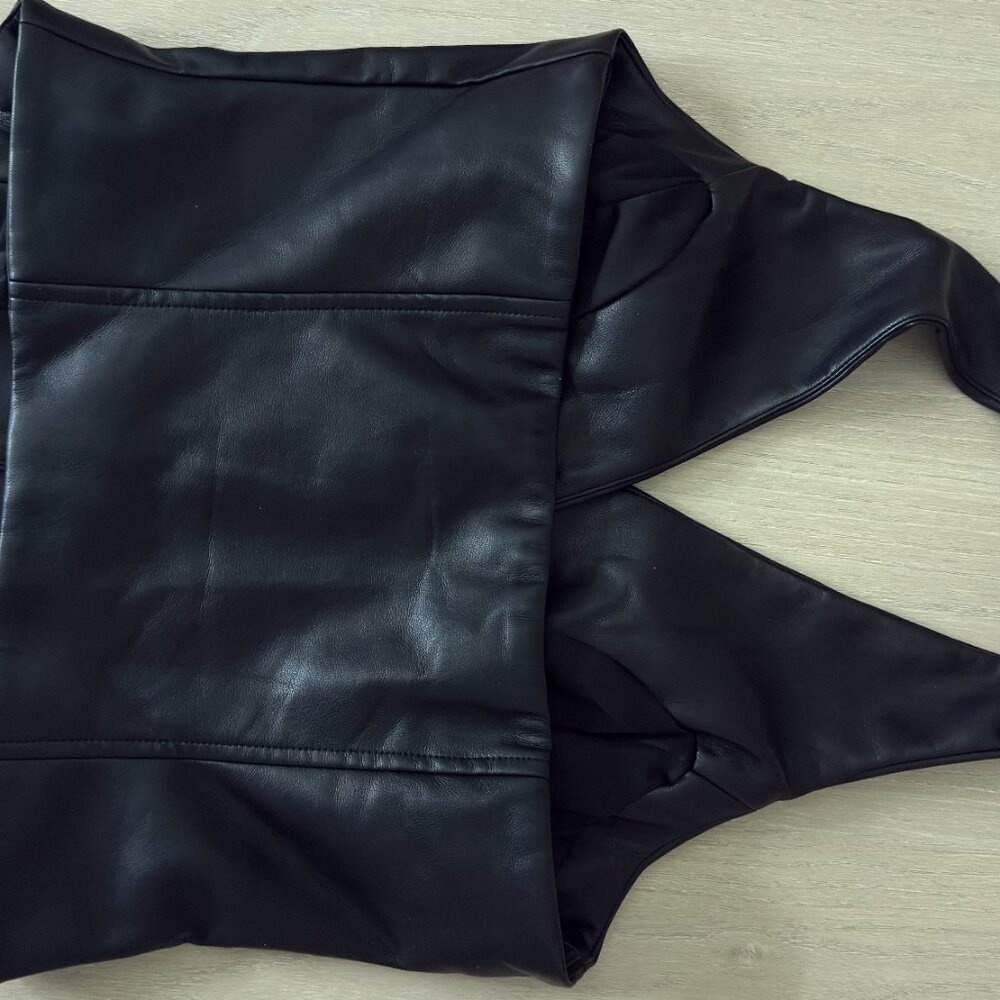 Revolve Heartloom Alma Leather Button Halter Top - Picture 2 of 4